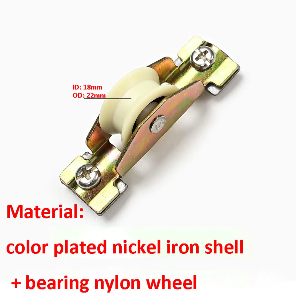 65Type Stainless Steel Sash Pulley Sliding Door Roller Runner Wheel Track Pulley