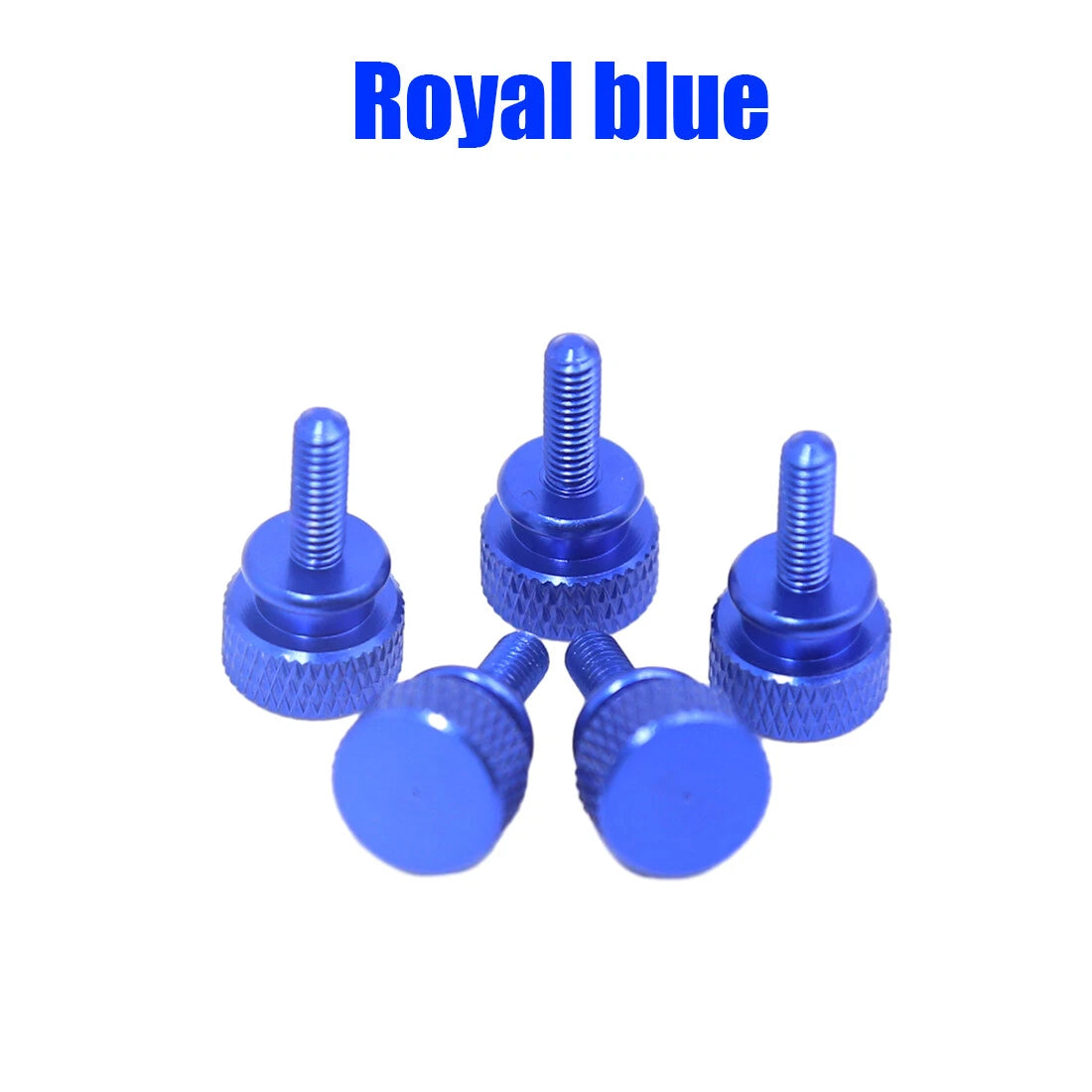 M3 Anodized Aluminum Knurled Thumb Screws — Hand-Tightening Knob Bolts