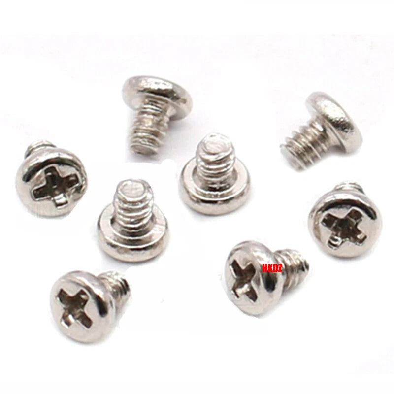 M1–M4 Phillips Pan Head Machine Screws – Carbon Steel, 2–70mm Lengths, Nickel/Black/White Zinc