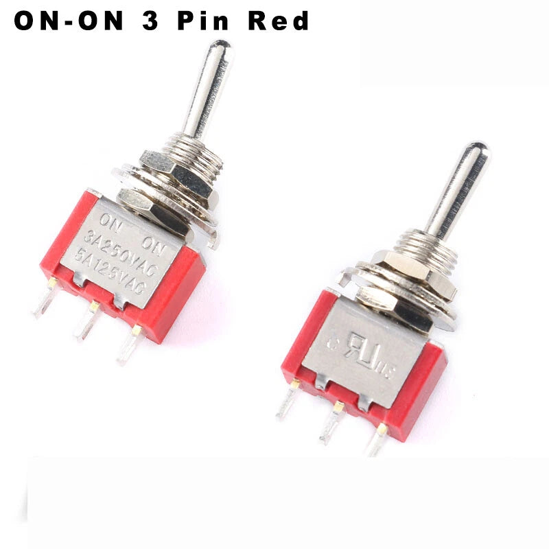 Mini Toggle Switch ON-ON ON-OFF-ON 3 6 9 12 Pin – Dashboard & Model Railway