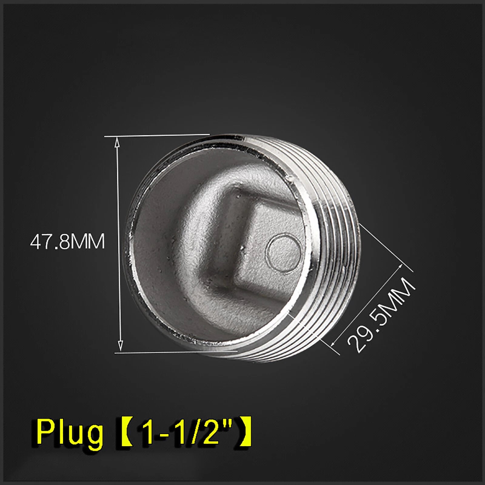 304 Stainless Steel BSP Female End Cap & Hollow Plug Pipe Fittings | 1/8" to 2"