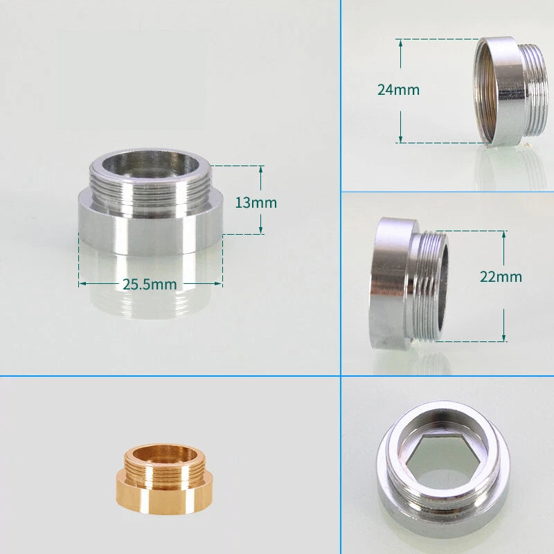BSP Thread Male to Female Tap Connector Adapter — Kitchen & Garden Hose Fitting