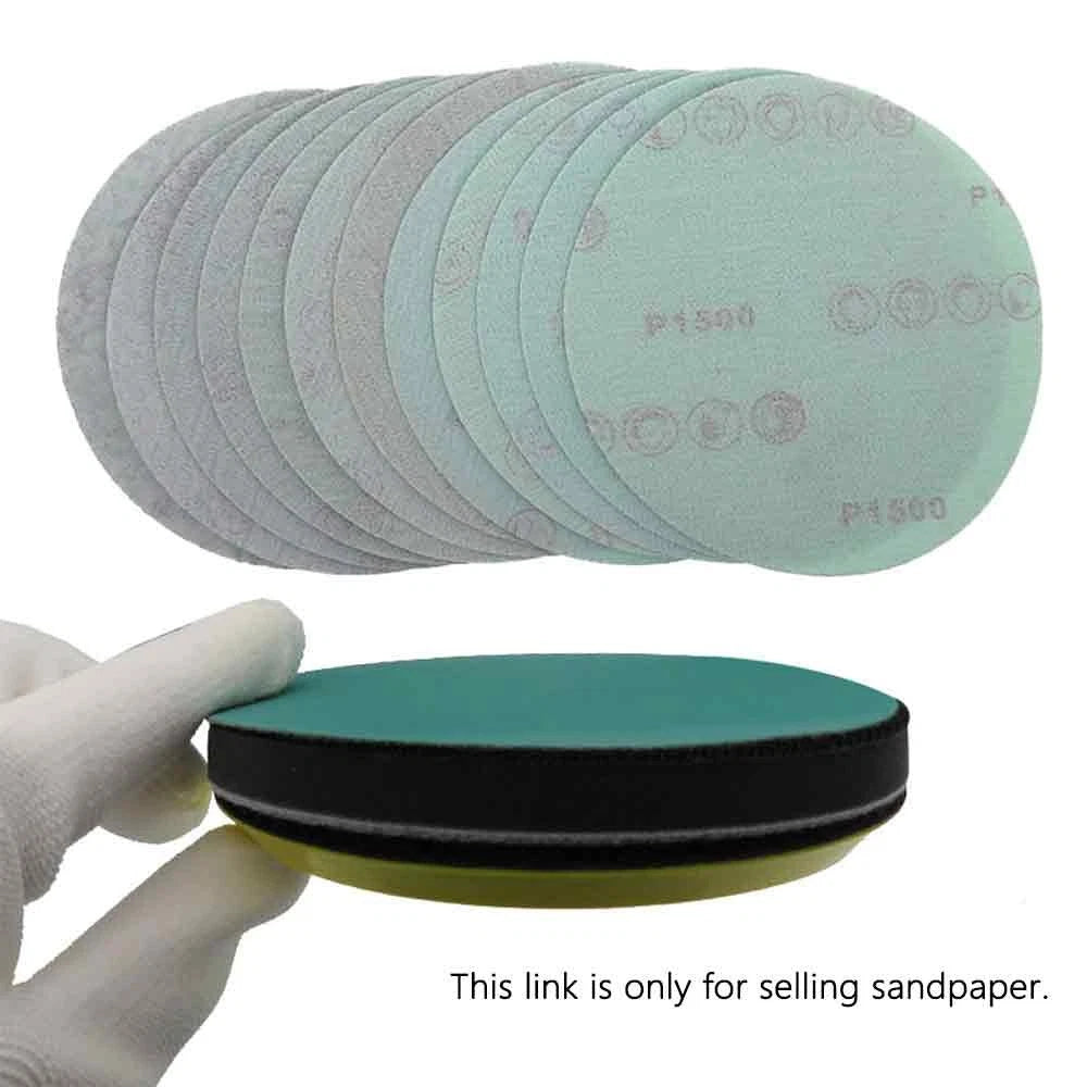 6in Sanding Discs 40-2000 Grit Wet Dry Sandpaper Hook Loop Orbital Sander Paper