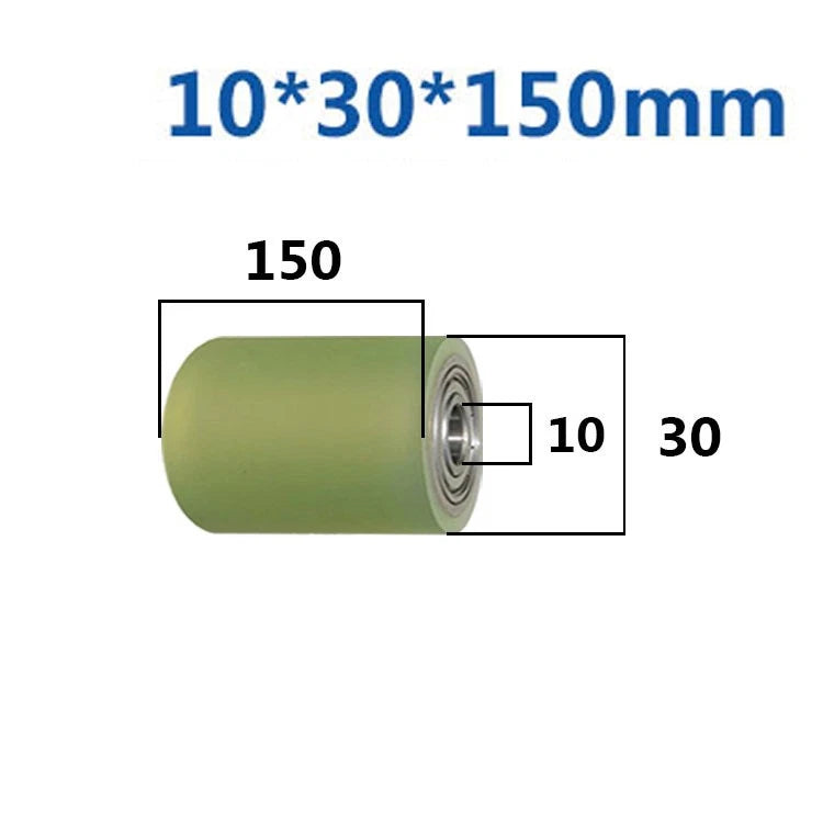Ø10mm Polyurethane Ball Bearing Rubber Coated Bearings Pulley Guide Wheel Molded