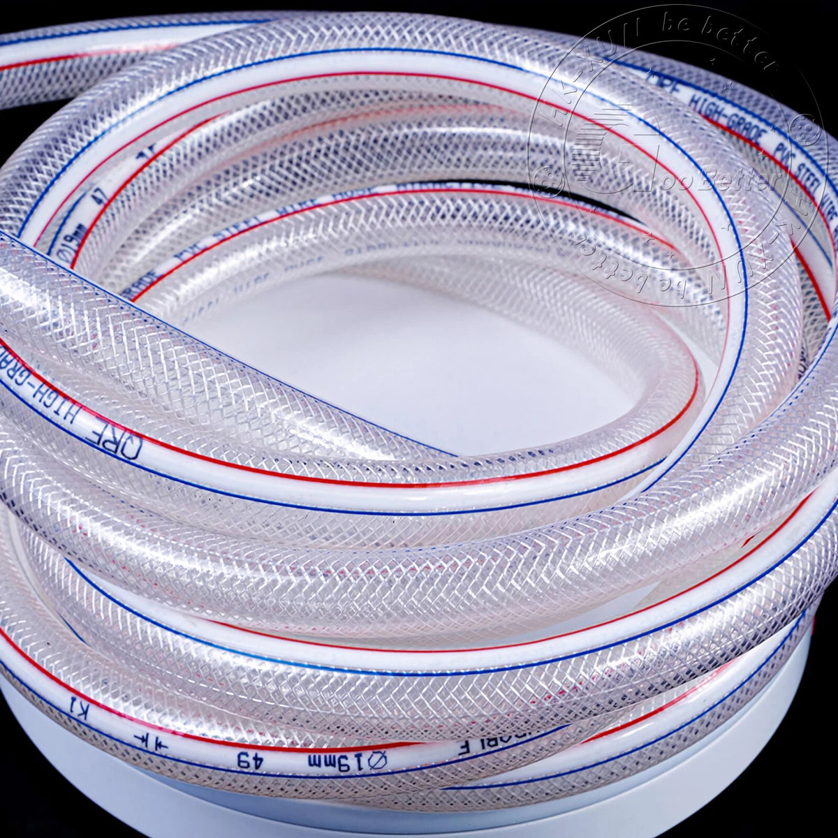 PVC Flexible Braided Tubing — Fish Pond, Hydroponics & Garden Water Hose