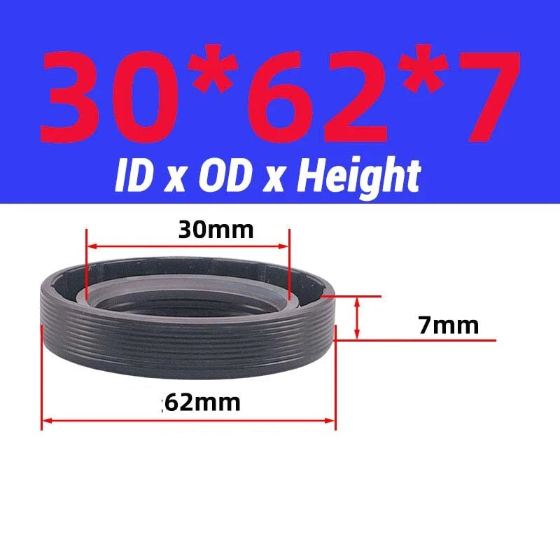 Oil Seal Metric Size Rotary Shaft Seal ID 8-38 mm TC FB Skeleton Oil Seal Rings