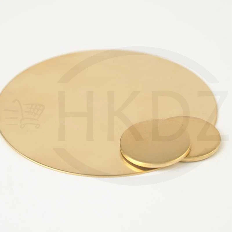 H62 Solid Brass Discs Plate Round Sheets Thickess 4/5/6mm Diameters 10mm -300mm