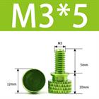 M3 M4 Anodized Aluminum Thumb Screws — Knurled Head Hand Bolts for PC Case, Fishing Rigs & DIY Projects