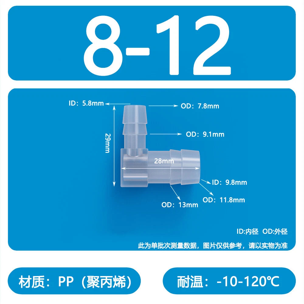 Plastic Pagoda Tubes Reducer Joint 2 3 4Way Hose Connector Tube Splitter Fitting