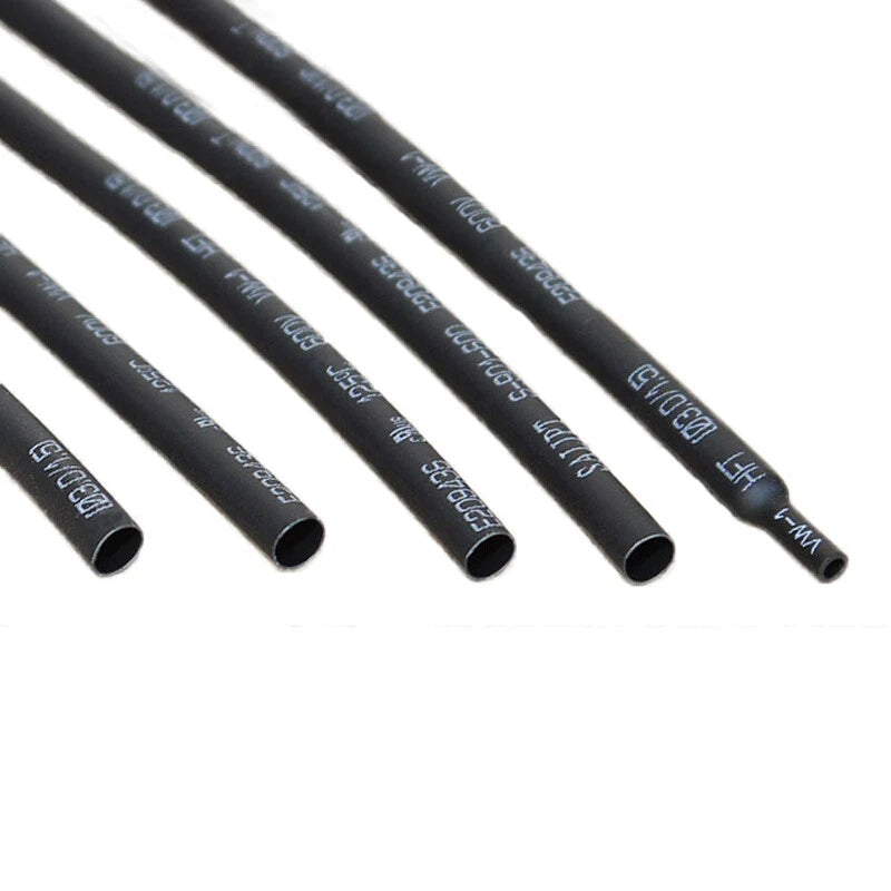 2:1 Heat Shrink Tubing – 0.6mm to 80mm, 7 Colors, 1M per Pack