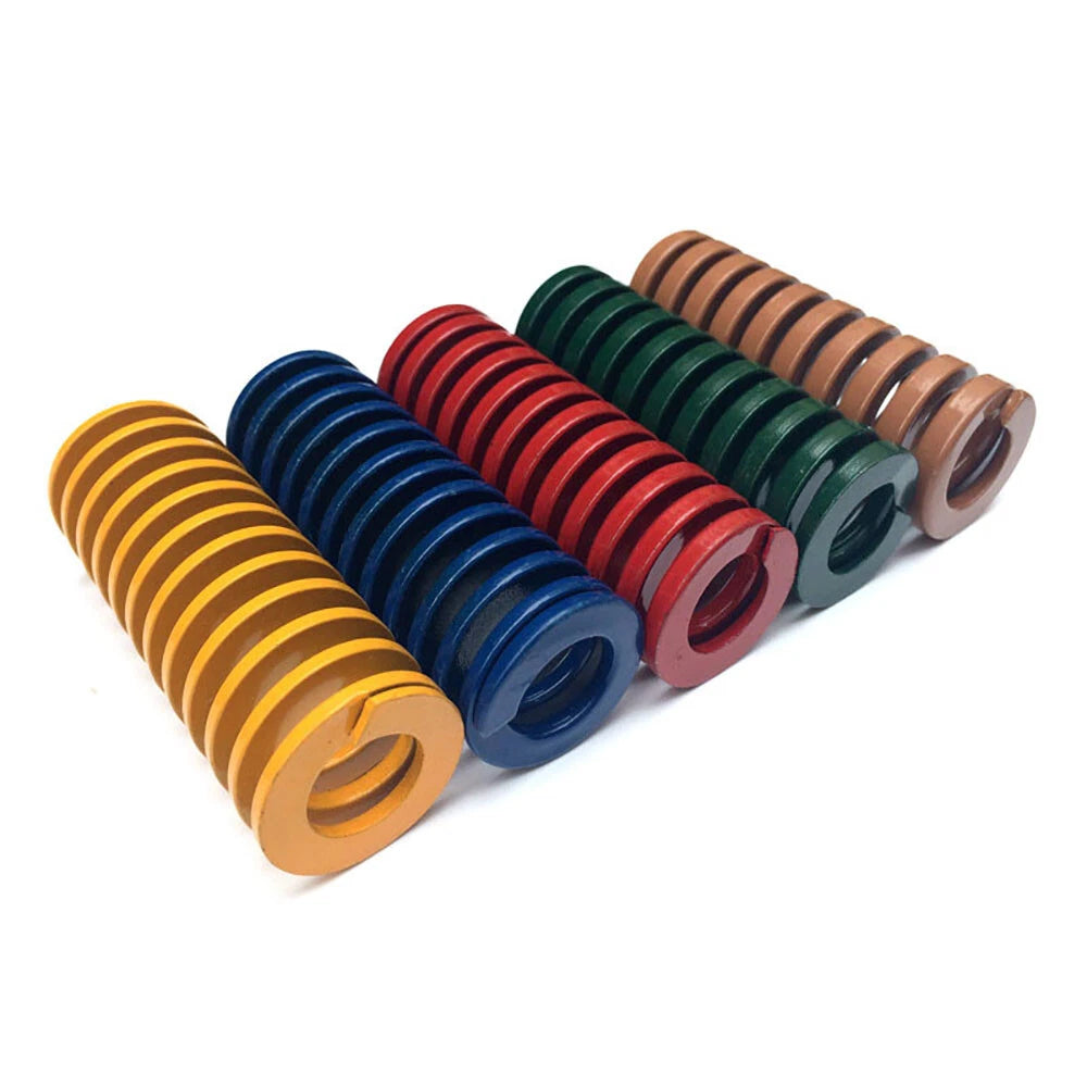 Red OD 8mm-50mm Compression Spring Heavy Duty Stiff Heavy Load Die Springs