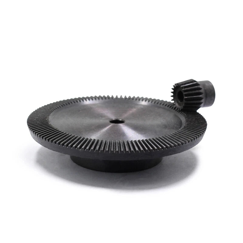 0.8 - 3 Mod Bevel Gear 13-160 Teeth Transmission Gears Bevel Teeth 90° 45# Steel