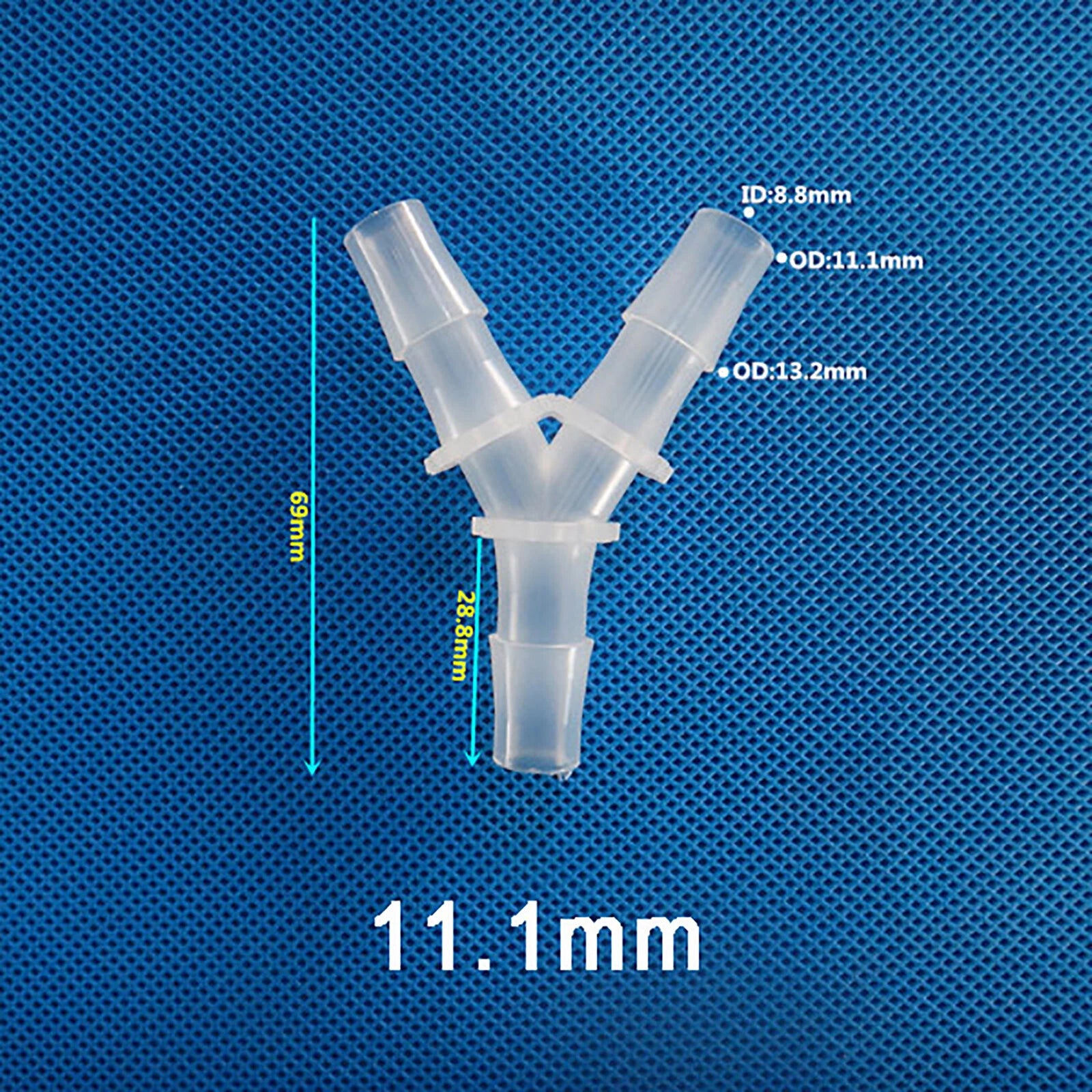 Y Joiner 3-Way Plastic Barb Hose Connector – Air Fuel Water Pipe Fitting