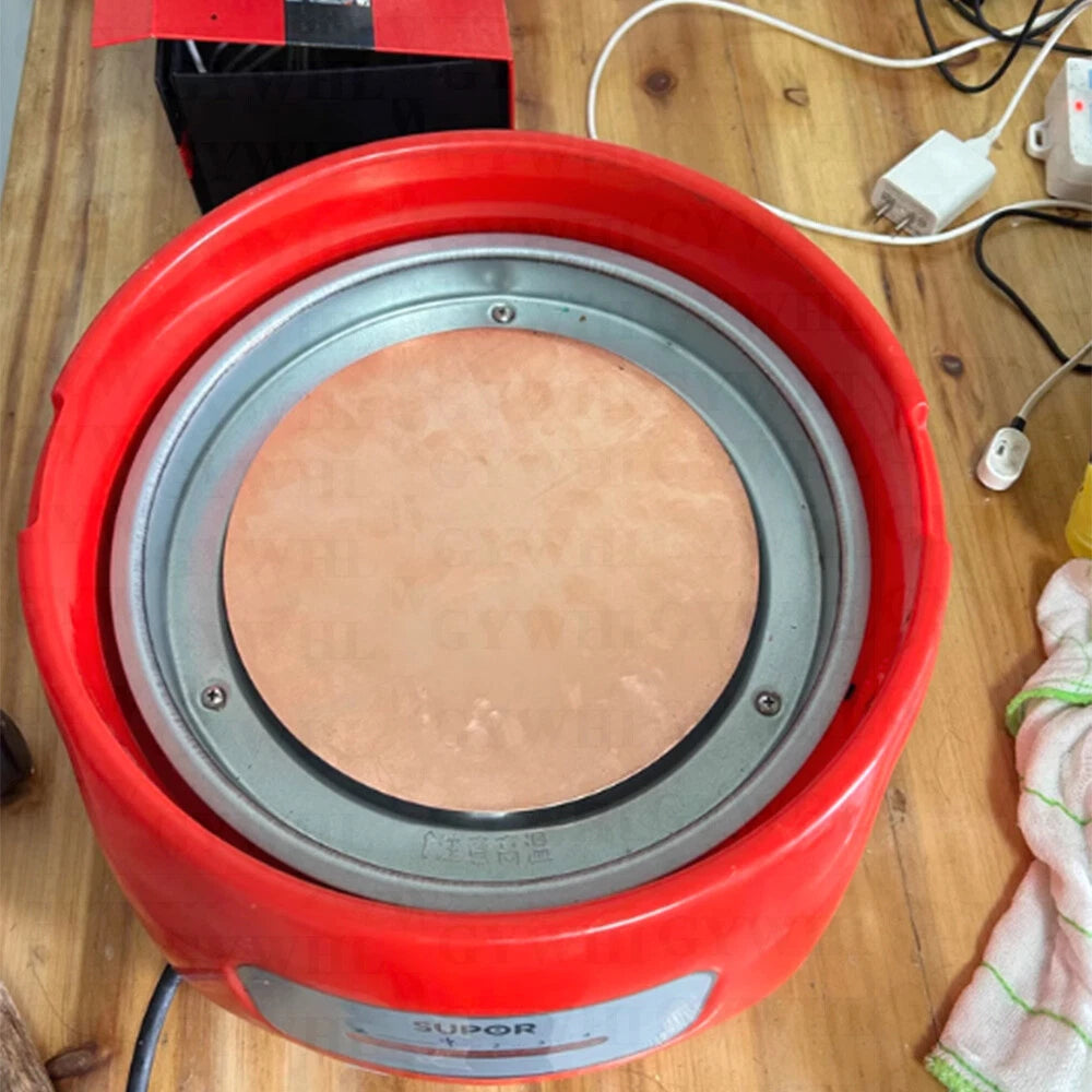 T2 Solid Pure Round Copper Sheet Flat Round Copper Disc Blank Round Metal Sheet