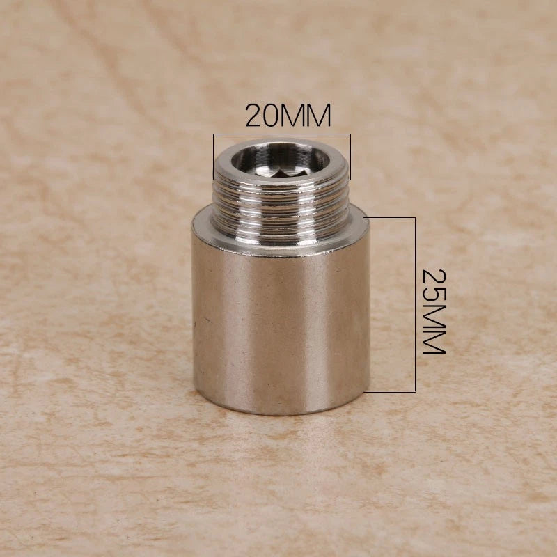 1/2" Stainless Steel Female x Male NPT Extension Pipe Nipple | Barrel Nipple