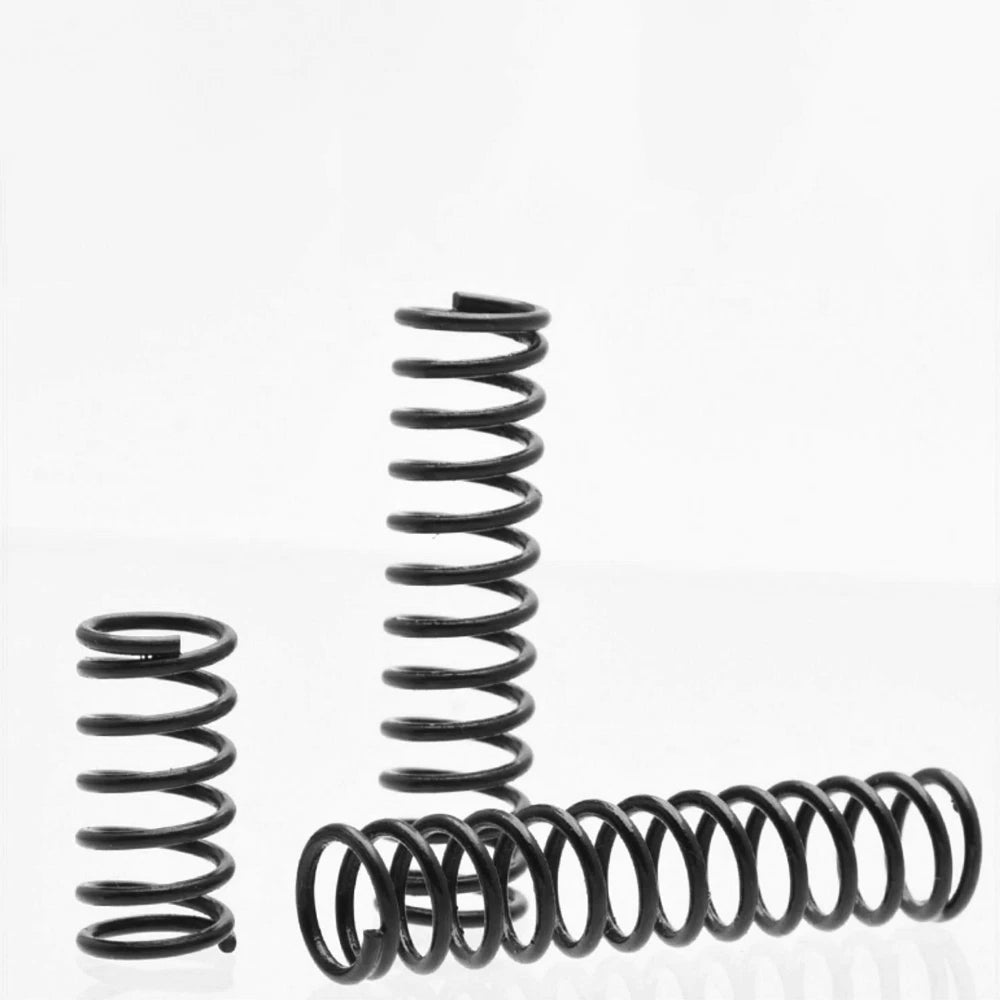 Black Compression Spring 6mm Wire Dia 155-190mm Length Pressure Springs Steel