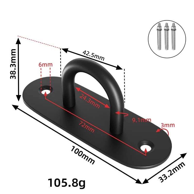 Heavy Duty Ceiling Hooks Stainless Steel Wall Mount Top Hook Hanging Hardware