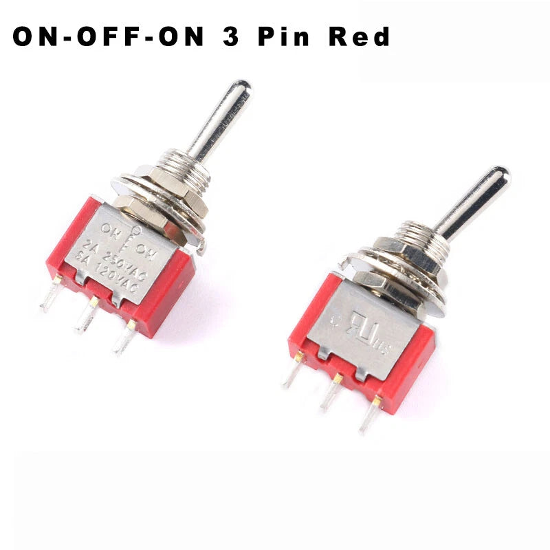 Mini Toggle Switch ON-ON ON-OFF-ON 3 6 9 12 Pin – Dashboard & Model Railway