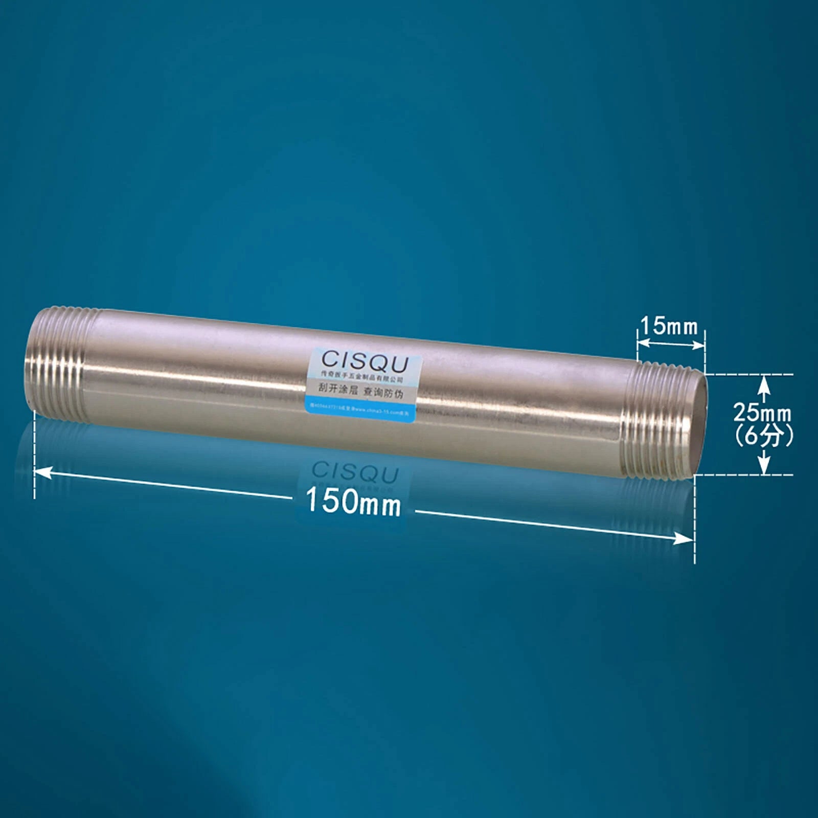 Stainless Steel 201 Male Thread Weld Nipple 1/2" 3/4" 1" | 100–500mm Pipe Fitting