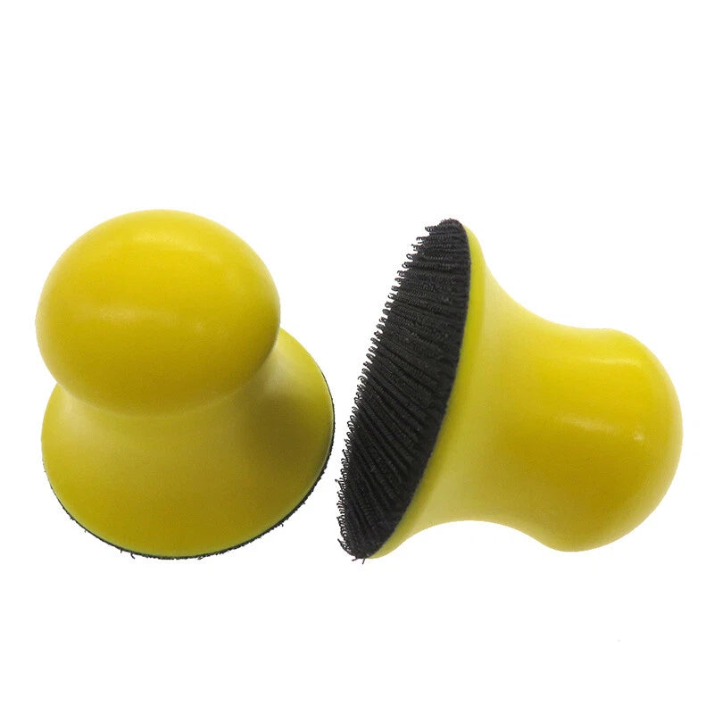 Mouse‑Shaped Hand Sanding Block — Ergonomic Foam Grip with Hook & Loop Base for Standard Sanding Discs