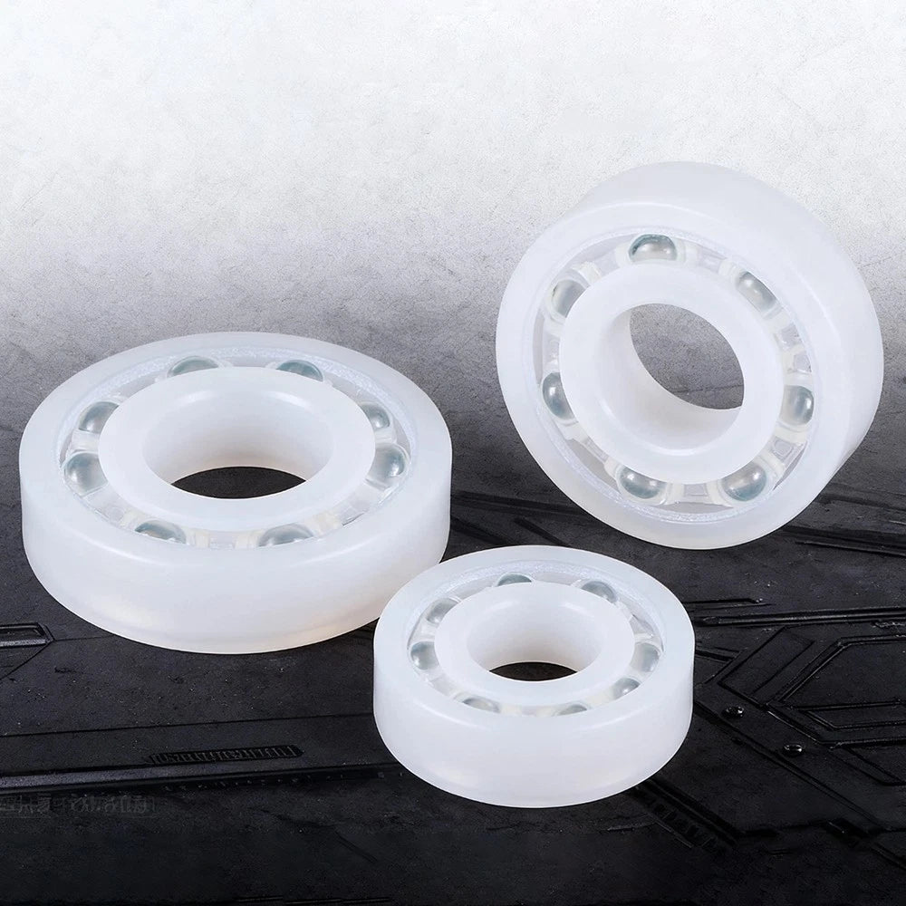 Plastic Bearing PP 608 6000 6001 6004 6206 Glass Balls ID 6mm~30mm Ball Bearings