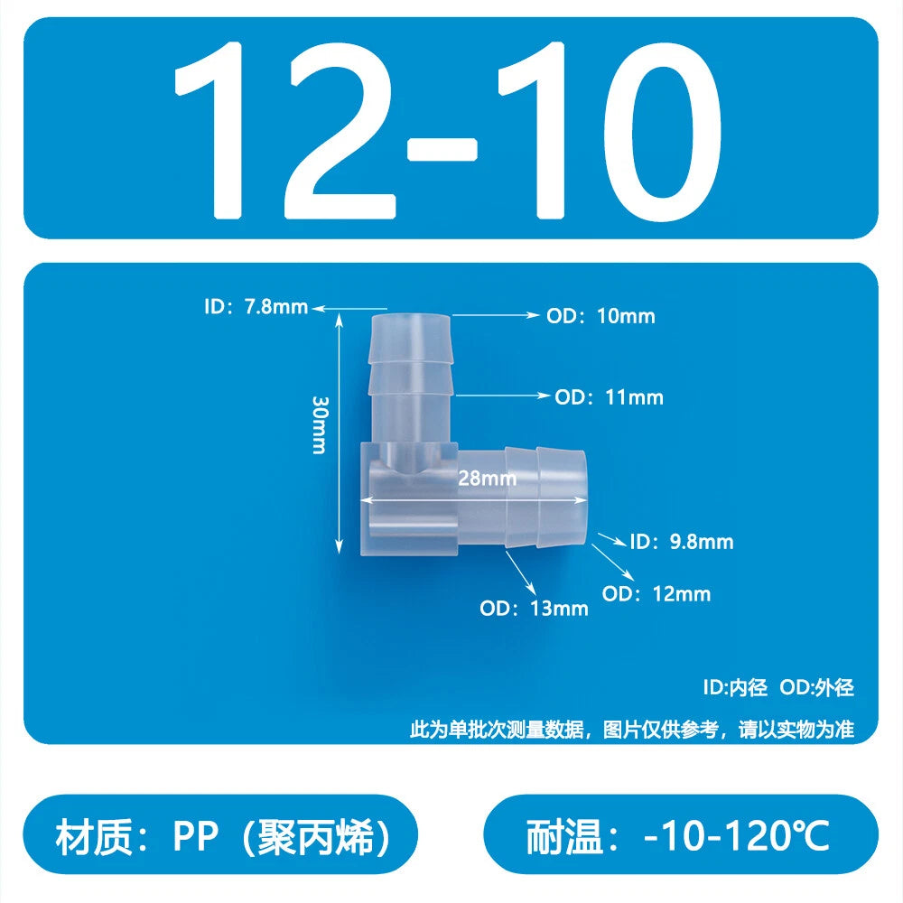 Plastic Pagoda Tubes Reducer Joint 2 3 4Way Hose Connector Tube Splitter Fitting