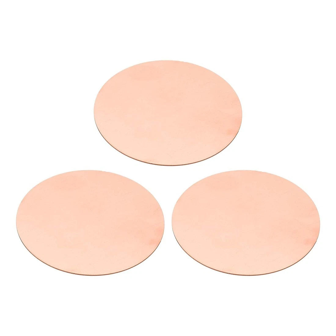 Thick 1.6-6mm Solid 99% Pure Copper Blanks Discs Ø 10-300mm Round Plate Metal