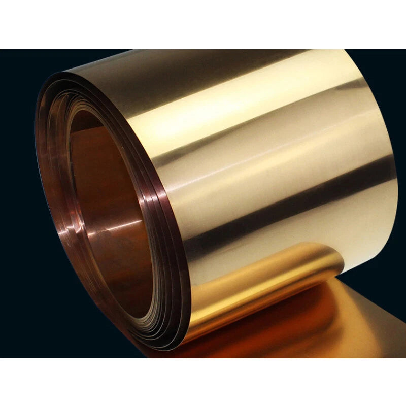 Beryllium Copper Alloy Sheet Plate BeCu Metal Panel 0.2/0.3/0.4/0.5/0.6/0.8/1mm