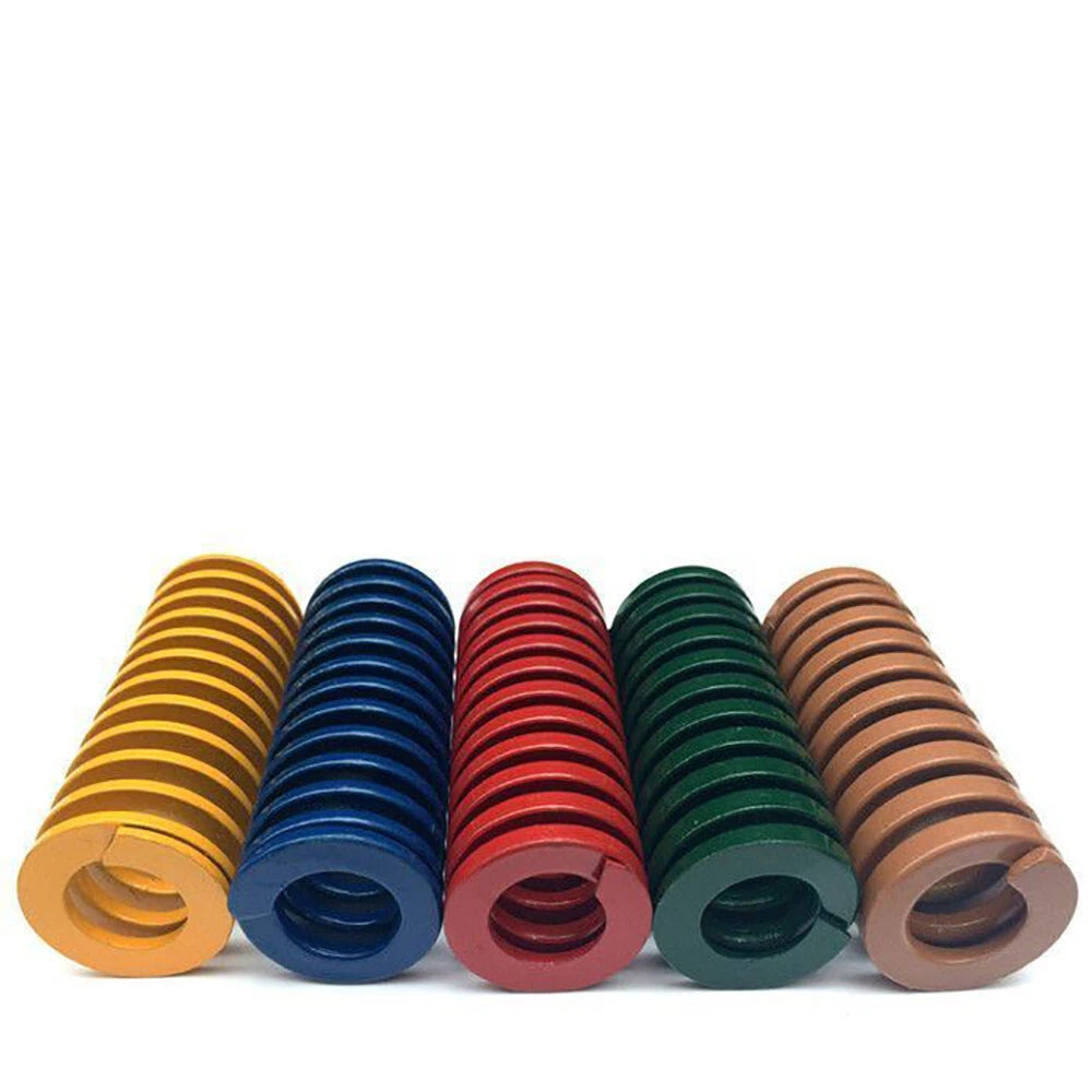 Red OD 8mm-50mm Compression Spring Heavy Duty Stiff Heavy Load Die Springs