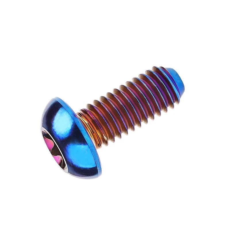 Titanium Bolt M5x10mm 12mm Round Head Screws TORX Ti Machine Bolts Metric