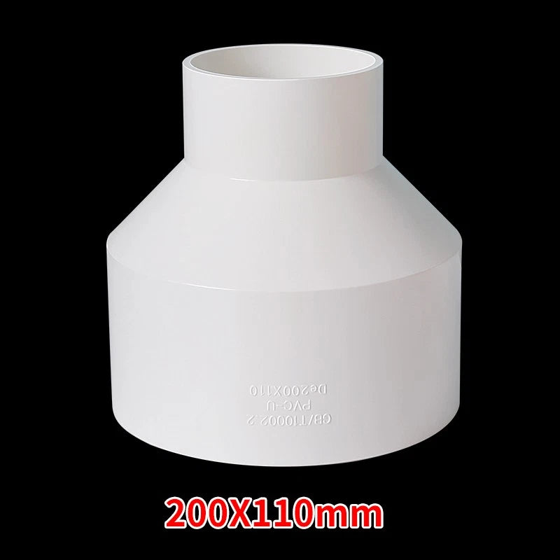 110-200mm PVC Pipe Reducing Plumbing Concentric Connector Coupling Fittings Big