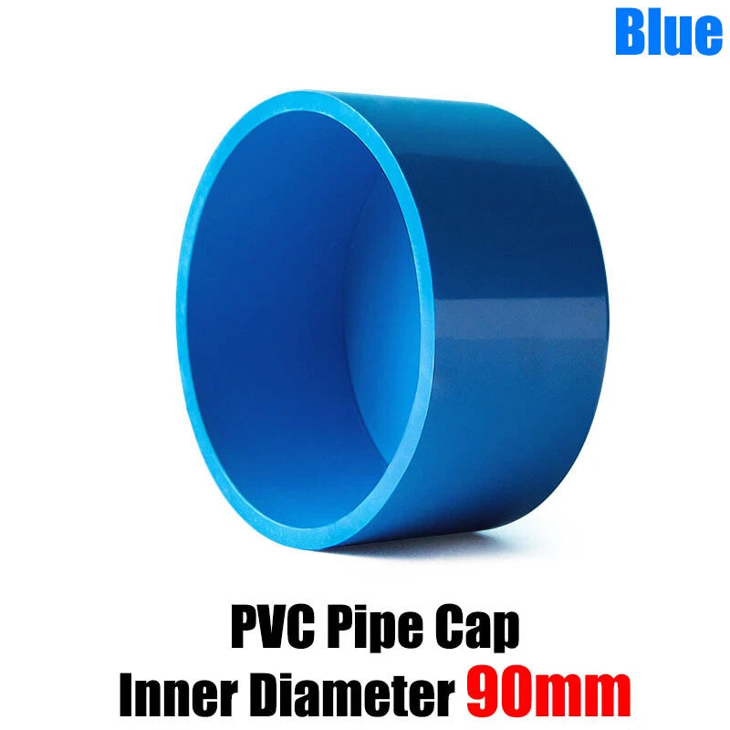PVC Cap End Caps Plug Blanking ø20mm~160mm Blue Adhesive Drain Pipe Fittings