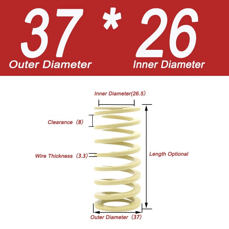 Heavy-duty Compression Mold Springs,length Up To 400,outer Diameter 10.5-50mm
