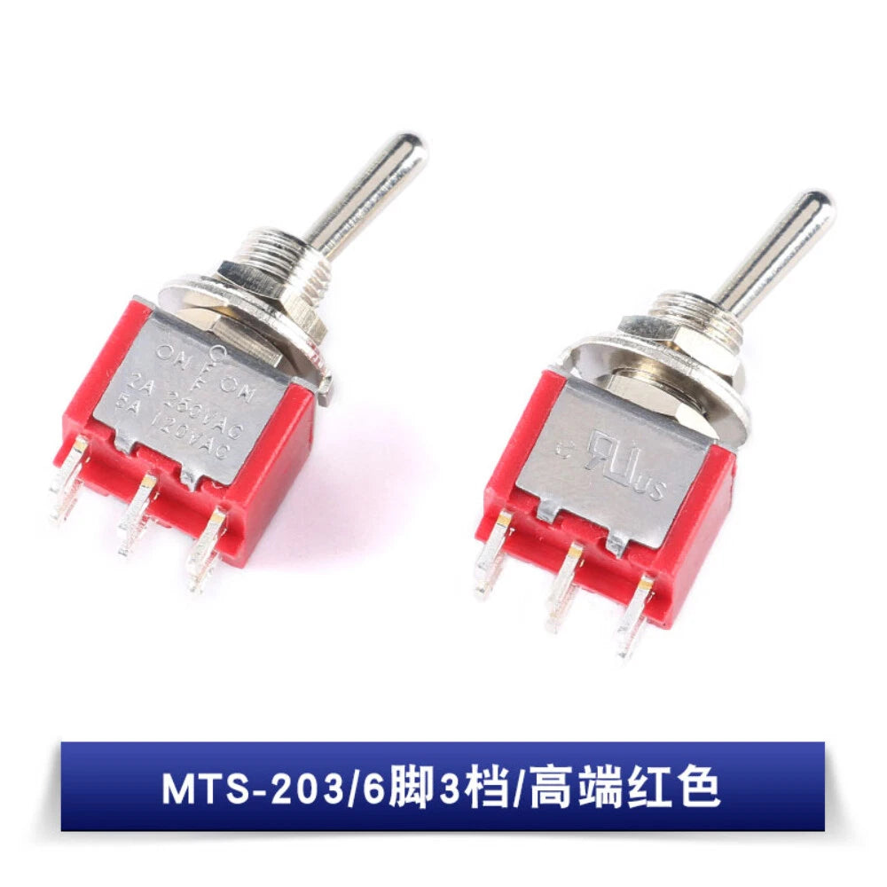 MTS Series Mini Toggle Switch SPDT DPDT ON-ON ON-OFF-ON for Car Boat Dashboard