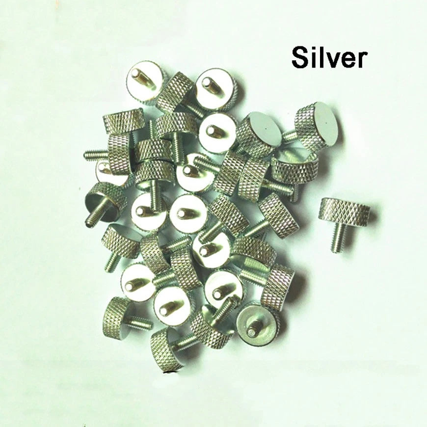 M3 Aluminum Anodized Knurled Thumb Screws for PC Case — 5 / 6 / 8mm