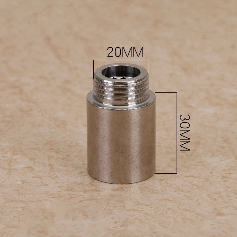 1/2" Stainless Steel Female x Male NPT Extension Pipe Nipple | Barrel Nipple
