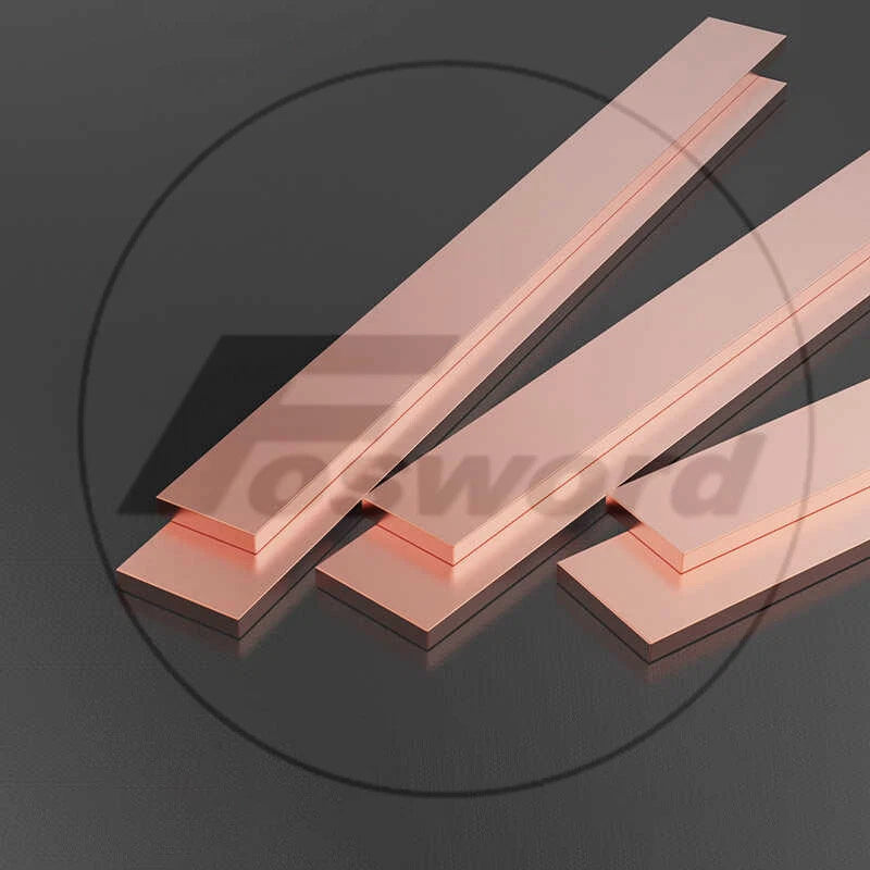 99.9% Pure Copper Cu Metal Flat Bar Copper Strip Copper Plate Thick 5mm- 100mm