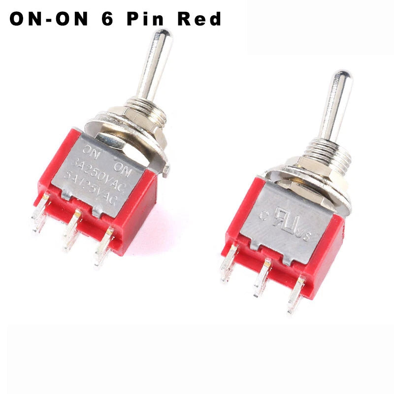Mini Toggle Switch ON-ON ON-OFF-ON 3 6 9 12 Pin – Dashboard & Model Railway