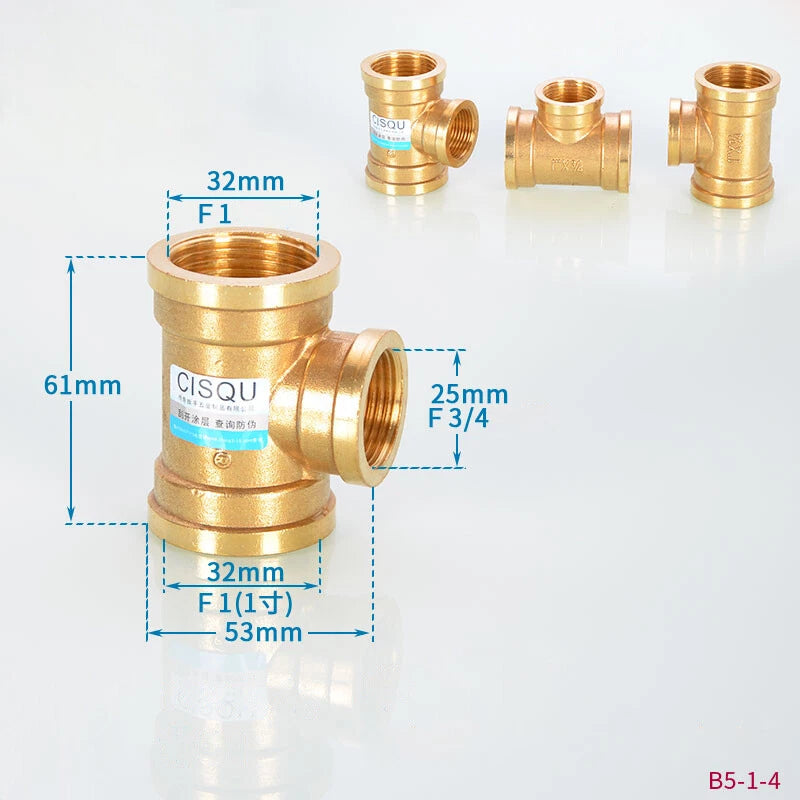 Brass BSP Pipe Fittings – 1" Male Female Thread Connectors, Elbows, Reducers & More