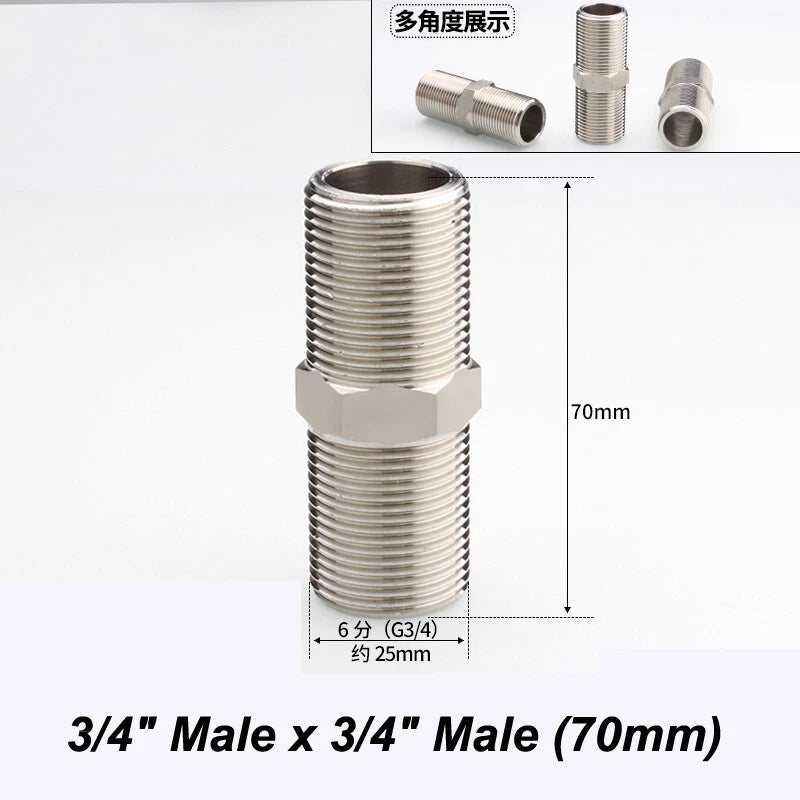 Stainless Steel 90° Elbow BSP Pipe Fittings — Female & Male Reducing Adapters