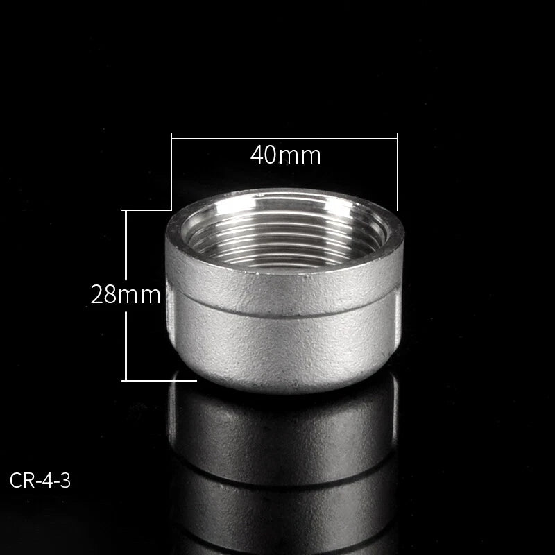 304 Stainless Steel BSP Pipe Plug & Cap Fittings — Male Plugs & Female Blanking Caps