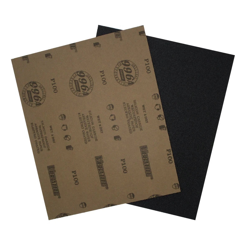 A4 Silicon Carbide Wet & Dry Sandpaper — P60 to P10000 Grit 230x280mm Sheets for Wood Metal Auto