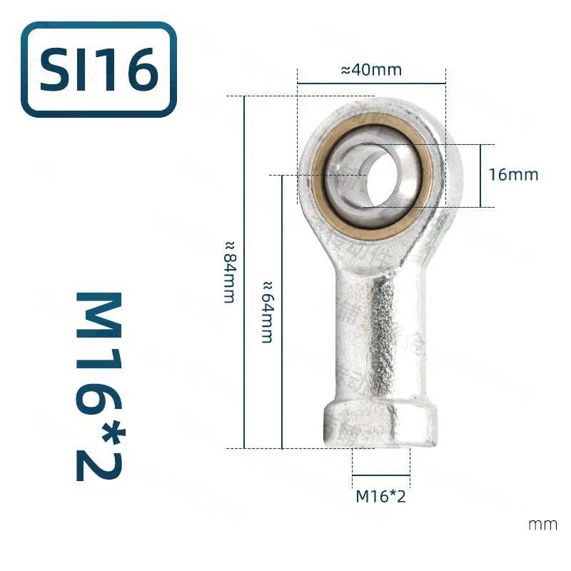 SI Female Series Rod End Bearings M3 M4 M5 M6 M8 M10 - M30 Right-Left Thread