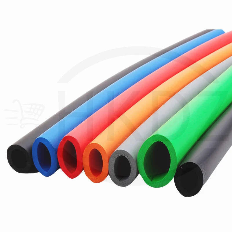 Fitness Equipment Handle Bar Thermal Insulation NBR Rubber Pipe Sponge Foam Tube