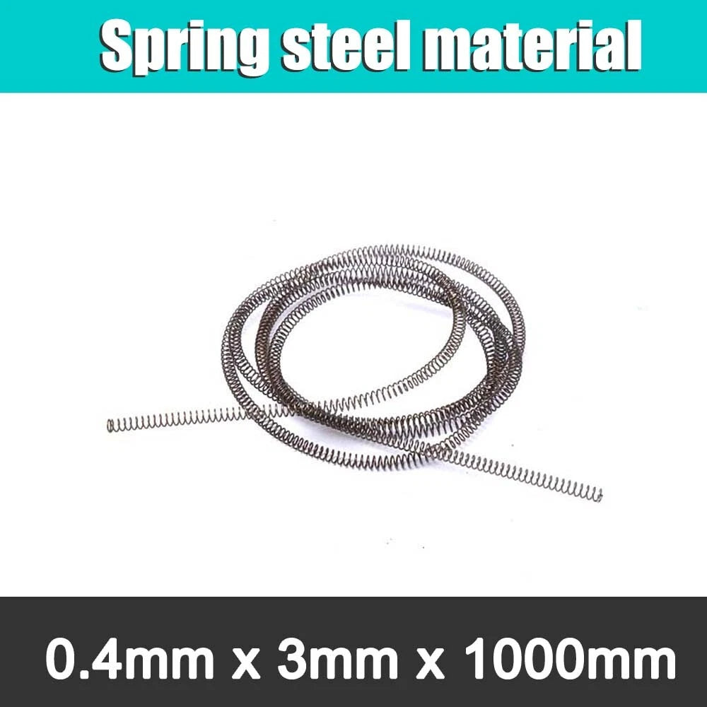 1000mm length Spring Stee Wire 0.3mm-6mm ,OD 6mm-60mm Compression Spring 1 Meter
