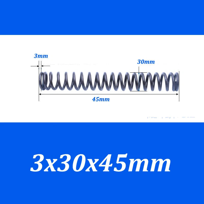 Compression Spring 30-40mm Diameter & 20-100mm Length Pressure Big 3mm Wire Dia