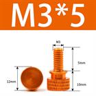 M3 M4 Anodized Aluminum Thumb Screws — Knurled Head Hand Bolts for PC Case, Fishing Rigs & DIY Projects