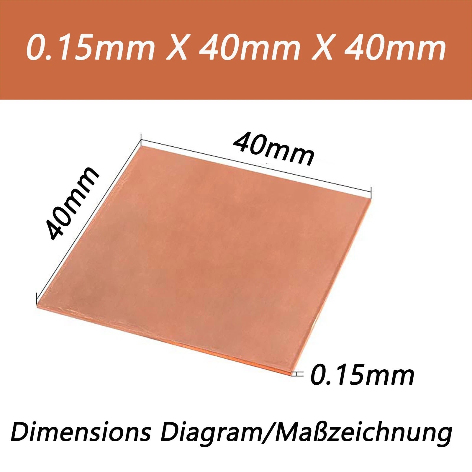Copper Sheet Copper Plate T2 99.9% Cu 0.2mm 0.3mm 0.5mm 0.6mm 0.8mm 1mm Thick