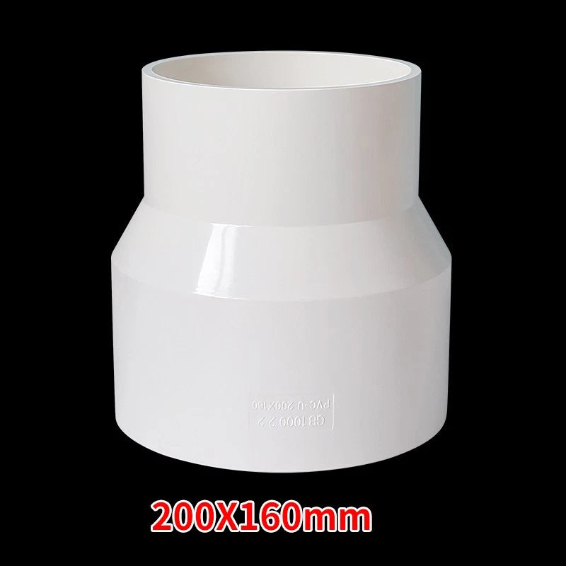 110-200mm PVC Pipe Reducing Plumbing Concentric Connector Coupling Fittings Big