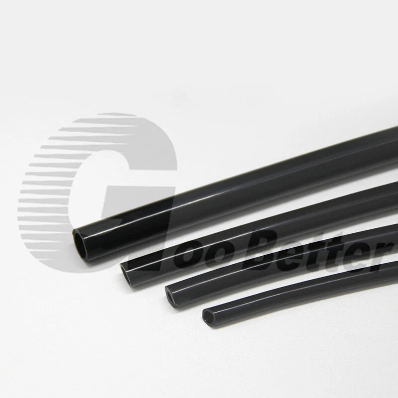 Black Food Grade Silicone Tube Hose Vacuum Tubing Pipe Soft Rubber ID 0.5-25mm